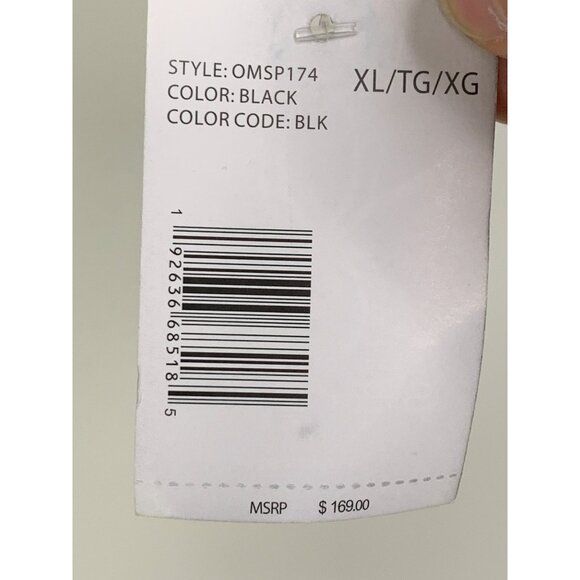 Spyder Mens XL Black Sweater Jacket Full-Zip Lightweight Water Wind RT10289 - Picture 5 of 14